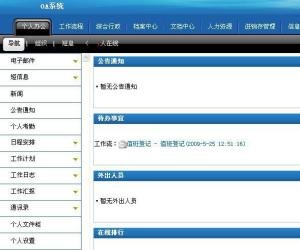 中软的OA办公系统？