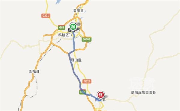 从桂林到阳朔怎么走？