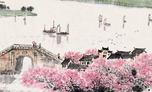 春水碧于天，画船听雨眠。什么意思