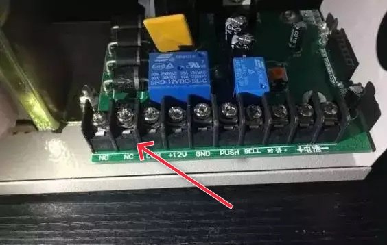 门禁接线图方法