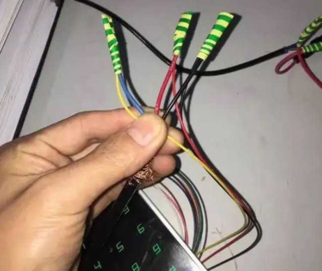 门禁接线图方法
