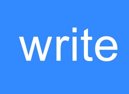 write as什么意思?