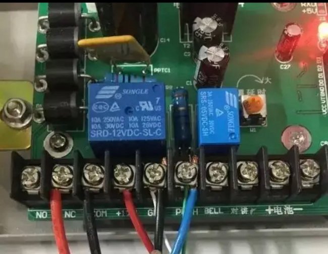 门禁接线图方法