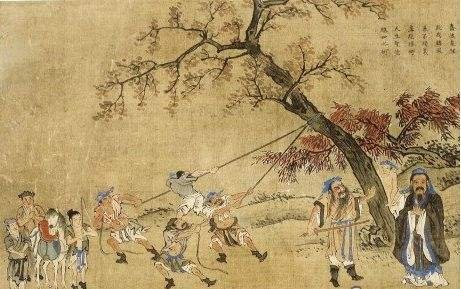 《诗经伐檀》译文