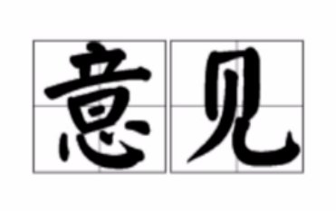 意见有什么区别？