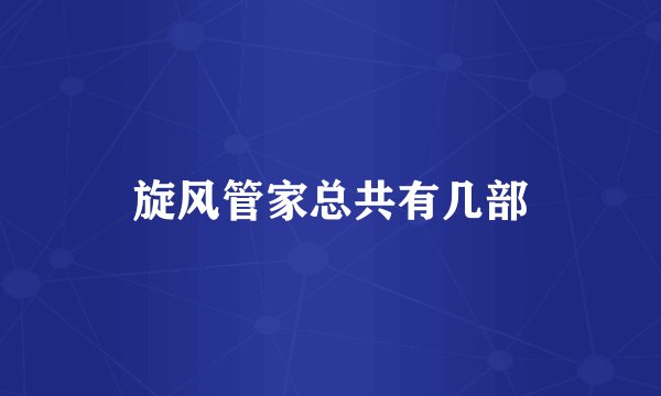 旋风管家总共有几部