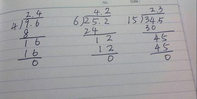 出10道两位数除以两位数的竖式