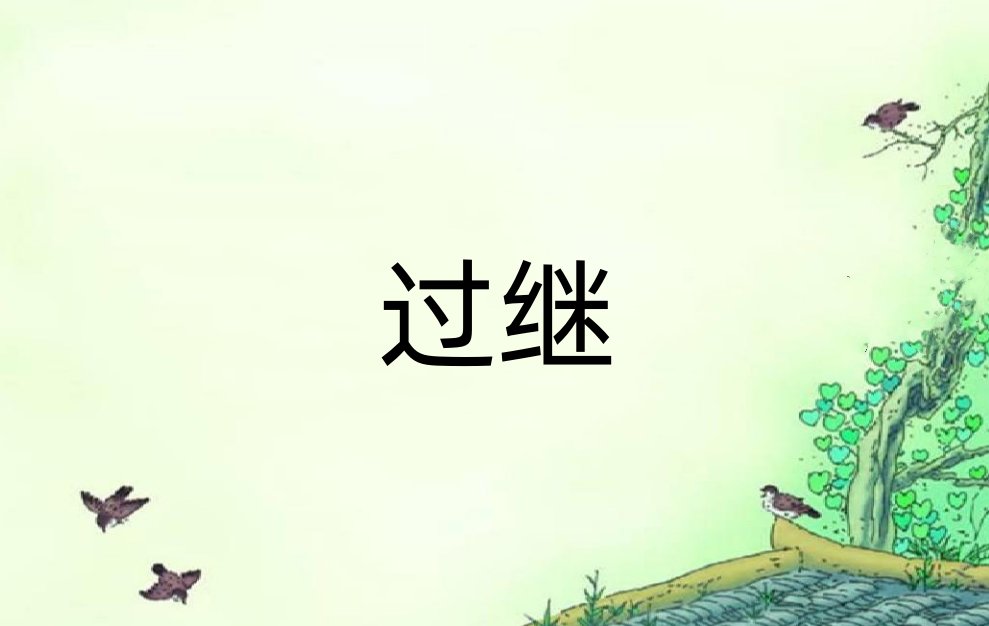 过继是什么意思