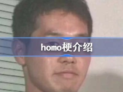 homo梗是什么