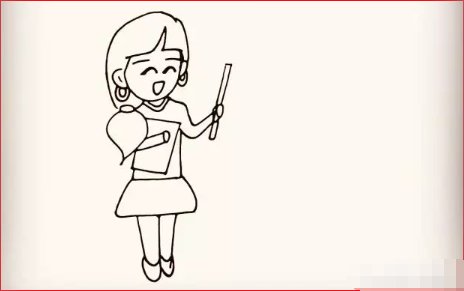 老师怎么画简笔画