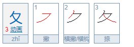 夂这个偏旁叫什么名字？