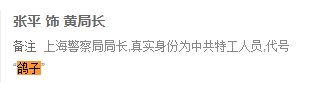 谍战片电视剧中代号有鸽子的是什么电视剧？