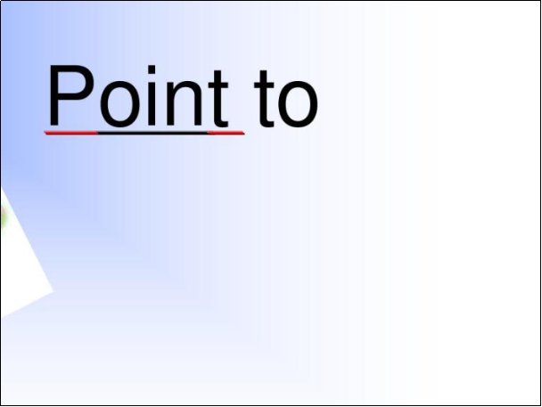 point at与point to的区别？
