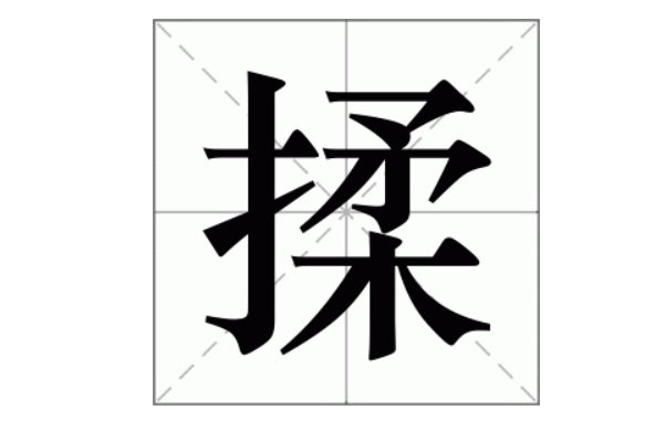 揉组词拼音部首