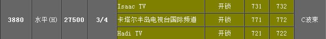 亚洲3s卫星怎么搜索不到电视信号了？