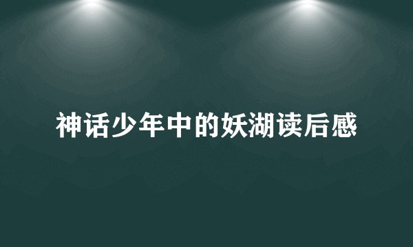 神话少年中的妖湖读后感