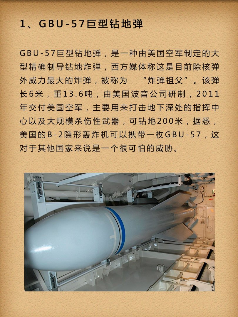 世界十大威力最大的超级炸弹