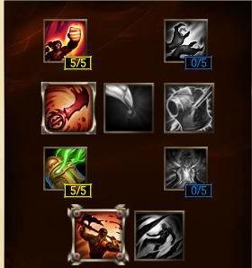 LOL6.12版本蛮族之王蛮王上单天赋符文加点图