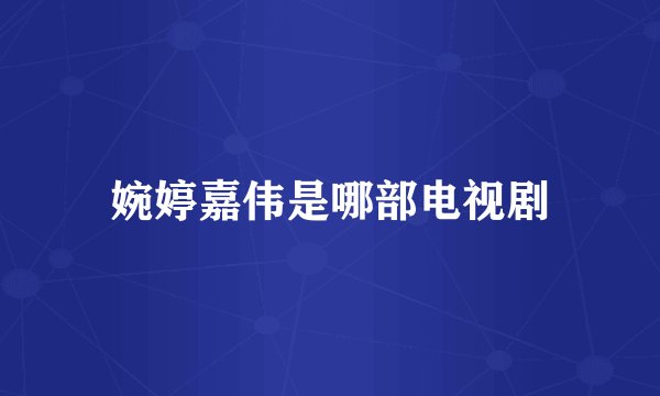 婉婷嘉伟是哪部电视剧