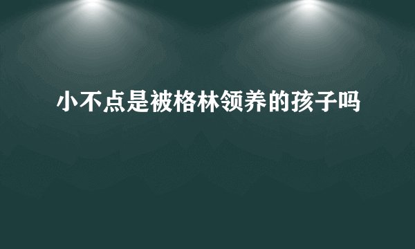 小不点是被格林领养的孩子吗
