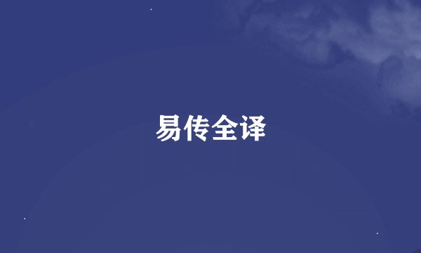 易传全译