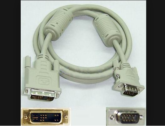 DVI转VGA的转接头 24+5和24+1的区别是什么？