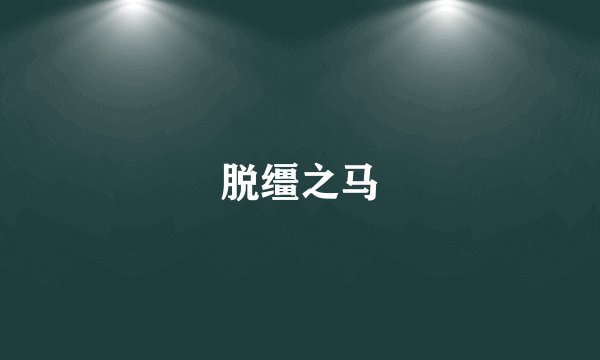 脱缰之马