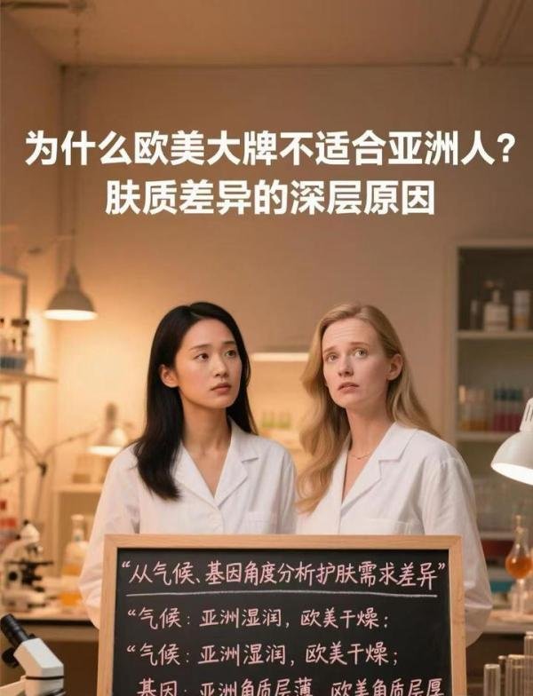 化妆品避坑指南丨为什么欧美大牌不适合亚洲人？肤质差异的深层原因