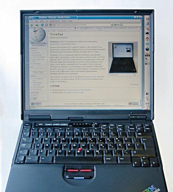 记一台来自21 世纪初的IBM Thinkpad T22