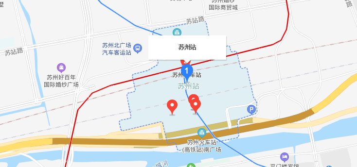 苏州站有两个，为什么分南北两广场？