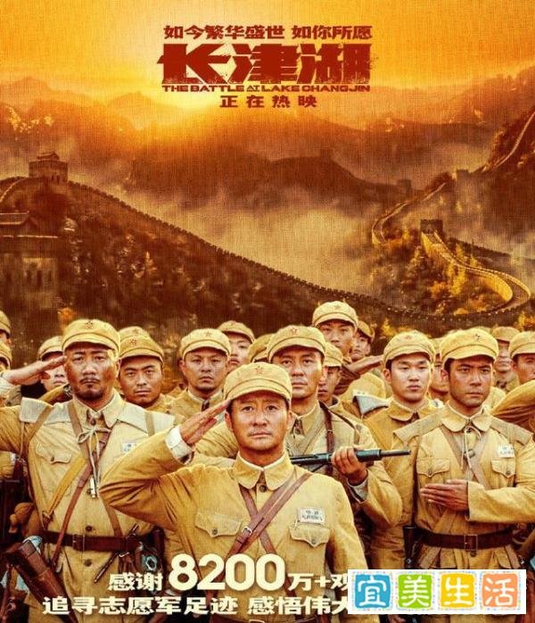超《复联4》，《长津湖》成中国影史票房第6名，外媒却酸了