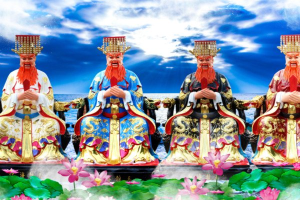东海龙王、南海龙王、西海龙王、北海龙王分别都是什么龙