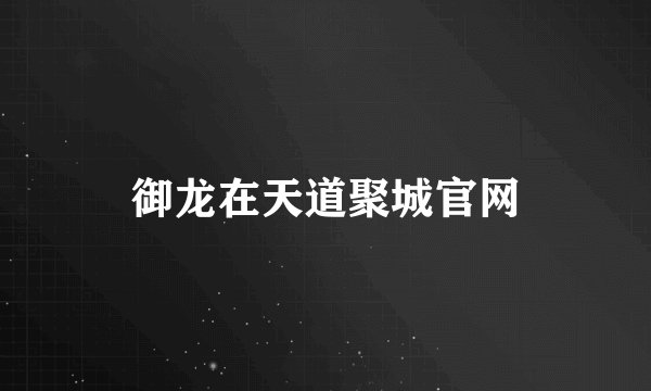 御龙在天道聚城官网