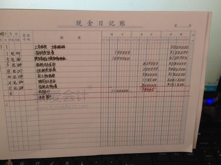 日记账、明细账和总账的样本有吗？
