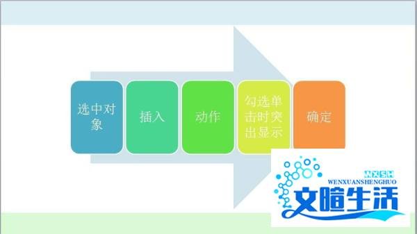 PPT怎样设置放映时单击对象突出显示