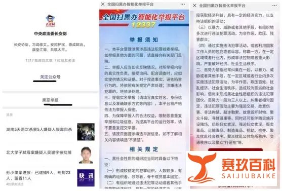 一键操作，3分钟完成举报，扫黑除恶启用智能化举报平台