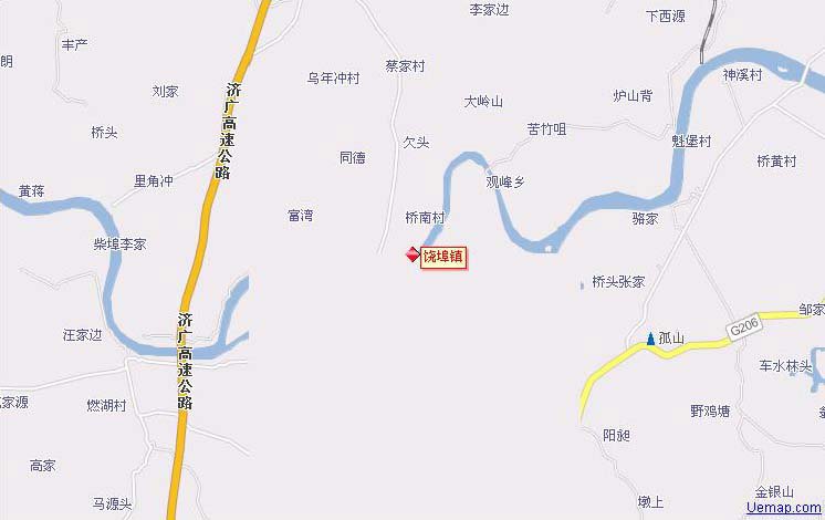 饶埠镇的行政区划
