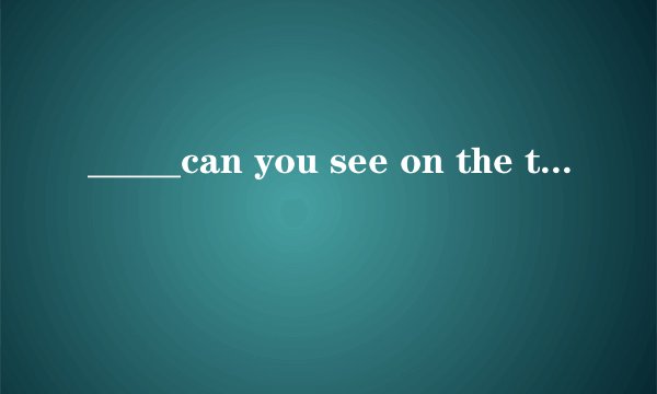 _____can you see on the table on the table Three poeces of bread。