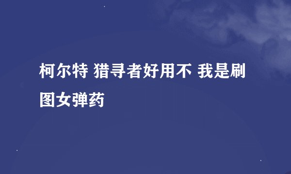 柯尔特 猎寻者好用不 我是刷图女弹药