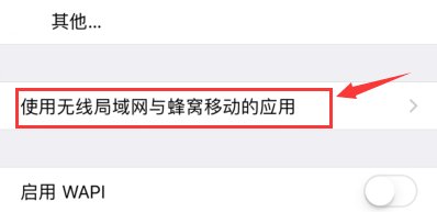 苹果手机怎么设置使用无线数据流量上网