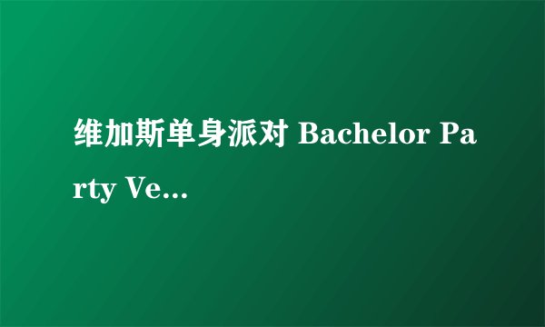 维加斯单身派对 Bachelor Party Vegas剧情介绍