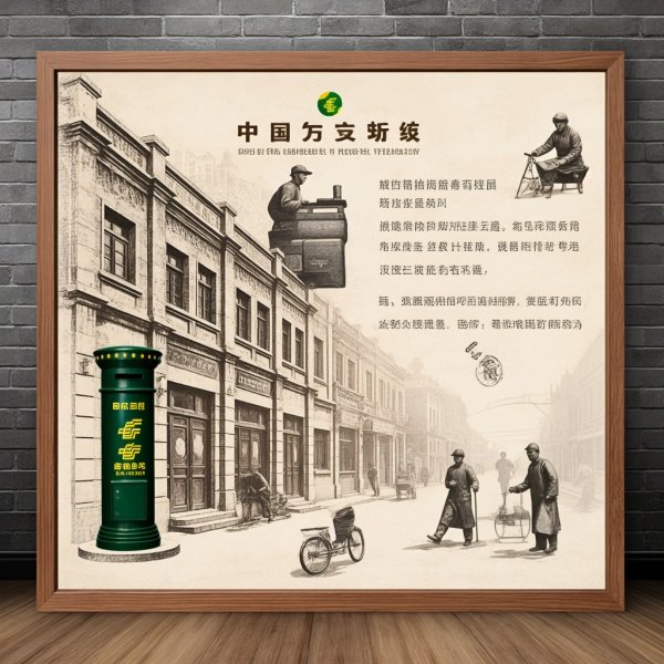 中国邮政百年历史简介