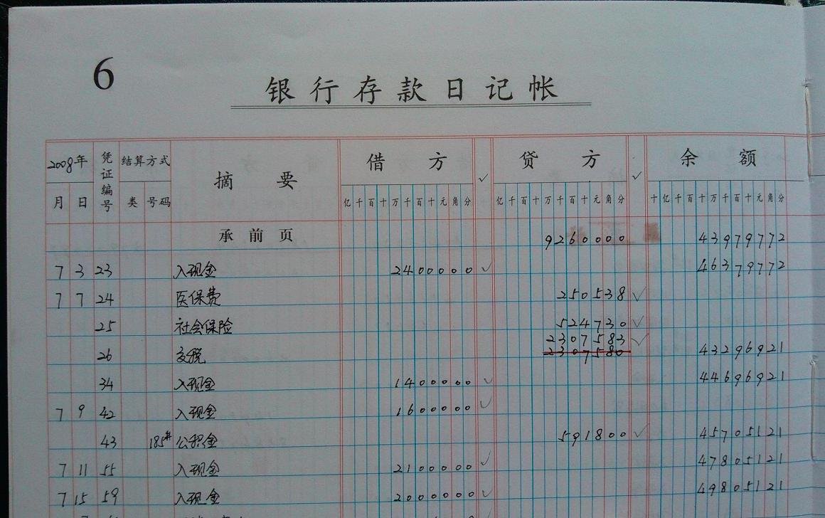 日记账、明细账和总账的样本有吗？