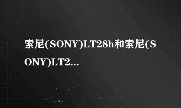 索尼(SONY)LT28h和索尼(SONY)LT29i 哪个好些