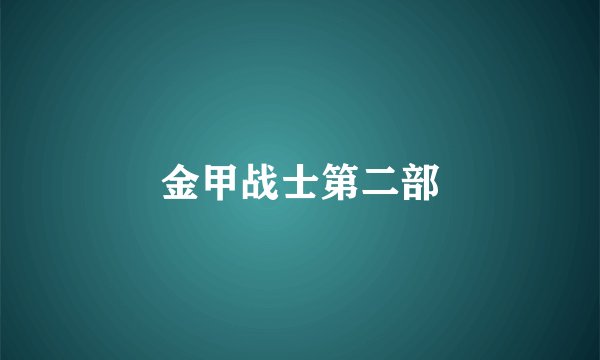 金甲战士第二部