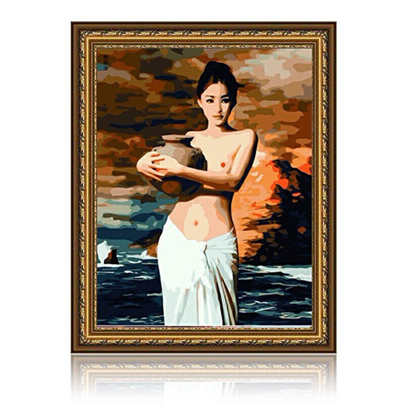 这幅世界名画《抱陶女》，画的是什么？