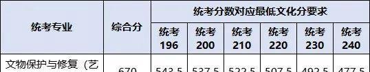 武汉艺术生文化课需要多少分才可以上美院?