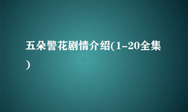 五朵警花剧情介绍(1-20全集)