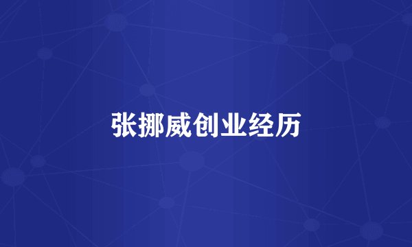 张挪威创业经历