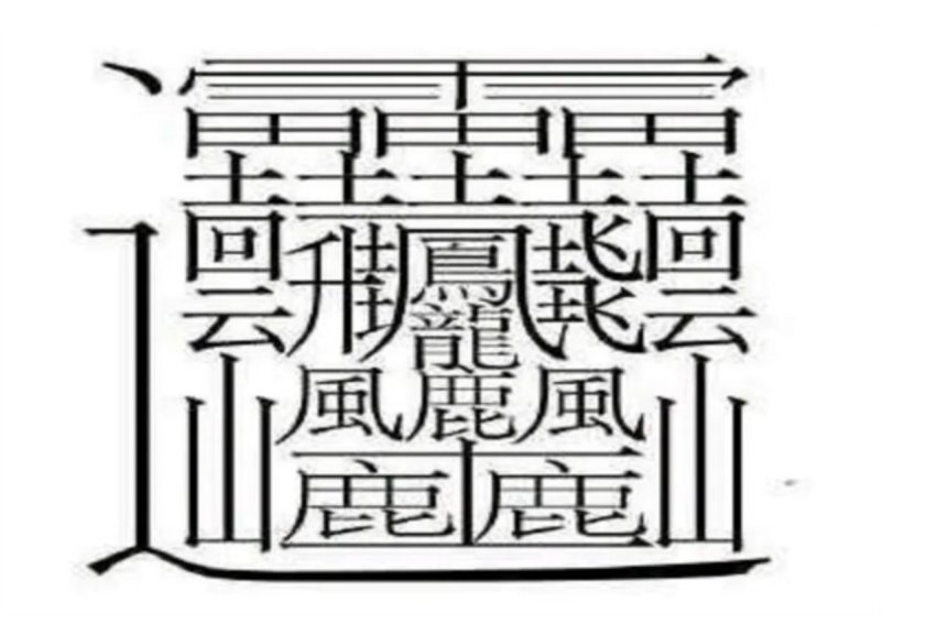 中国笔画最多的是哪个字？